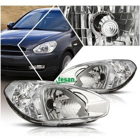 Resim Hyundai Accent Era Sağ Sol Ön Far Takımı Manuel 2009-2011 