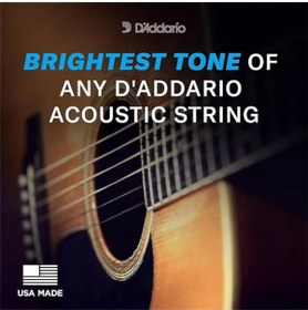 Resim AyrStore D'Addario EJ11 80/20 Bronze Akustik Gitar Teli (12-53) 