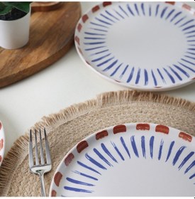 Resim Keramika Red Line Pasta Tabağı 22 Cm 6 Adet 21606 