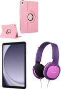 Resim Samsung Galaxy Tab A9 8GB RAM/128 GB HAFIZA 8.7 Inch TABLET+PEMBE KULAKLIK-PEMBE KILIF+KIRILMAZ CAM 