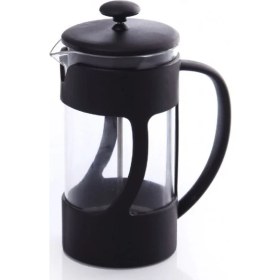 Resim Pazariz Ölçü Kaşıklı Cam French Press Filtre Kahve ve Bitki Çayı Demliği - 350 ml 