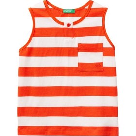 Resim United Colors Of Benetton Erkek Bebek T-shirt Ben.33r9gh00y Turuncu 