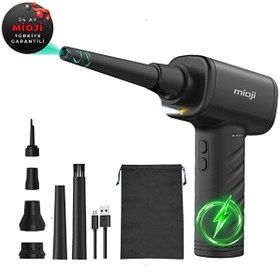 Resim Mioji Mio AD72 3000mAh 46000RPM 3 Kademeli Taşınabilir Güçlü Hava Üfleme ve Vakum Cihazı 