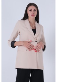 Resim Bej Vatkalı Astarlı Ceket 3971156.55 Bej 