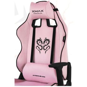 Resim Rio Balerion Terletmez Kadife Kumaş Pembe Gaming Oyuncu Koltuğu Pembe 