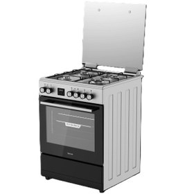 Resim Tecna TF 723WXR Turbo Fanlı 3 Gözü Gaz+1 Gözü Wok Ocaklı Tam Boy Fırın 