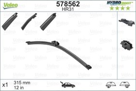 Resim SİLECEK SÜPÜRGESİ ARKA 31cm X1 MUZ TİPİ HydroConnect ÇOKLU BAĞLANTILI ÜNİVERSAL HR31 