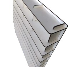 Resim 1/64 Beyaz Hobi Araba Rafı 100 Araç Yatay (Hot Wheels, Matcbox) 