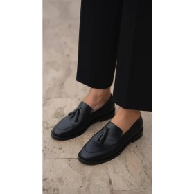 Resim Nick Siyah Hakiki Deri Kadın MAKOSEN 