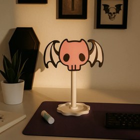 Resim Kuromi Temalı Kulaklık Tutucu - Oyuncu Masası Aksesuarı | Gaming Setup Kulaklık Standı - Pastel Mavi / Yeşil 
