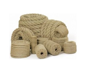Resim 3mm 20 Metre Jüt Halat İp Dekor İpi 