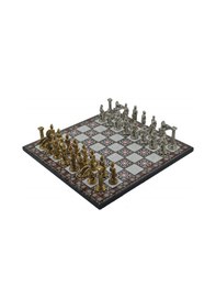 Resim Gifthome Metal Satranç Takımı-seti büyük pegasus Figürlü parlak v 