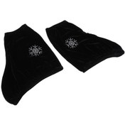 Resim Dolıty Kadife Buz Pateni Bot Kapakları Artistik Patinaj Için Siyah L Siyah 