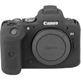 Resim DP Canon R6 Silikon Kılıf (SİYAH) 