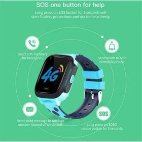 Resim Kallow Z95 Görüntülü Görüşme Özellikli Sim Kartlı Akıllı Çocuk Saati Wifi Gps Konum 