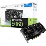 Resim PNY Dual GeForce RTX 5060 OC 8GB GDDR7 128 Bit HDMI/DP Ekran Kartı 