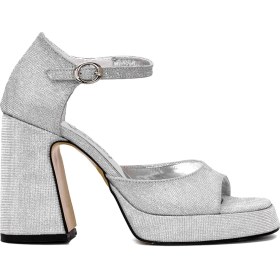Resim Beety 25BY222.719T Kadın Platform Ayakkabı Gümüş 