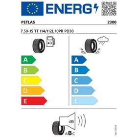 Resim Petlas 7.50-15 Tt 114/112l 10pr Pd30 Düz Kamyonet Lastiği Üretim Tarihi:2025 2300 