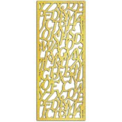 Resim Liar Dekor Liar Ahşap Seperatör (Paravan) - KSP-01 - (18 mm) - (100 cm x 210 cm) - (Gold) 