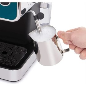 Resim Russell Hobbs Espresso Makinesi Paslanmaz Çelik Okyanus Mavisi 