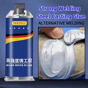 Resim 90g Yüksek Dayanıklılıkta Metal Onarım Döküm Tutkalı - TPE, Yüksek Sıcaklık Dayanıklı AB Yapıştırıcı, Metal Dolgu Jeli, Plastik, Taş, Alçı ve Metal için RV Döküm Sızdırmazlık Tutkalı, Dayanıklı Dış Mekan Stili 