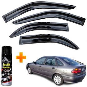 Resim Renault Laguna 1 Mügen Cam Rüzgarlığı 1994-2002 Arası 4 Lü Takım +500ml Lastik Parlatıcı 