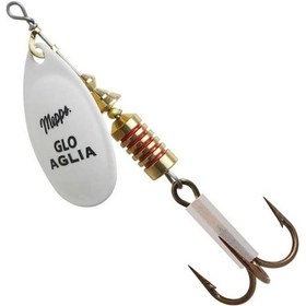 Resim Mepps Aglia Phospho Olta Kaşığı Fosfor-Beyaz Standart No:0 