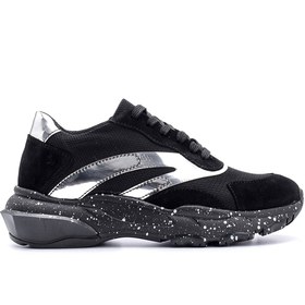 Resim Kadın Süet Detaylı Sneaker 