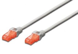 Resim BC-U6050 Beek CAT. 6 Patch Kablo, U/UTP, 5 metre, AWG 26, Gri Renk 