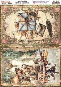 Resim Pirinç Dekopaj Kağıdı 30x42cm Pt-237 