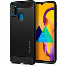 Resim Spigen Galaxy M21 / M30s Kılıf Rugged Armor Matte Black - ACS00091 