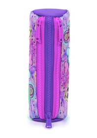 Resim Coral High Kids Pembe Mor Fashion Girl Desenli Üç Bölmeli Kalem Çantası 22055 