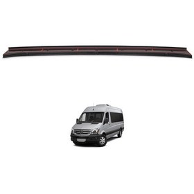 Resim Mercedes Sprinter W906 Uyumlu Arka Tampon Eşiği Parlak Siyah 2014 - 2017 
