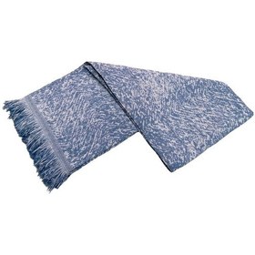 Resim Pamuklu Kaymaz Ebruli Koltuk-çekyat Örtüsüü 15 Renk - Mavi Mavi 