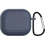 Resim Zsykd Airpods 3 Gece Yarısı Mavi Metal Toka ile Silikon Darbeye Dayanıklı Kapak (Yurt Dışından) 