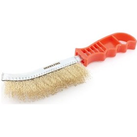 Resim Izeltaş 07416 Kıvrık Uçlu Tel Fırça Plastik Saplı 270Mm 