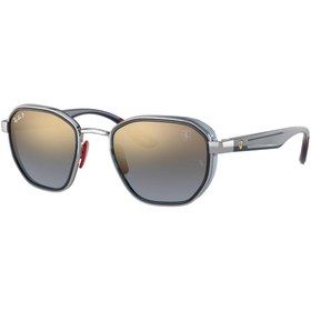 Resim Ray-Ban Scuderia Ferrari Collection Unisex Polarize Güneş Gözlüğü Rb 3674m F001j0 51 