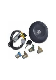 Resim Anahtar Setı Renault Kangoo 1997-2007 Kontak 5 Şifre Depo Kapağı 7701472589 Hellux 600081 