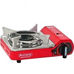 Resim Orcamp Pro Mini Çantalı Gaz Stop Emniyetli Kamp Ocağı Kırmızı 
