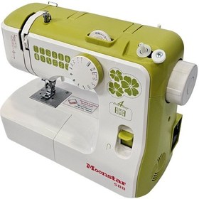 Resim Moonstar 588 12 Desenli Ev Tipi Düz Dikiş Makinesi Yeşil 