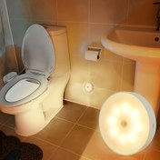 Resim 1 adet/2 adet 8LED Gece Lambası, Hareket Sensörlü Gece Lambası - Anında açma/kapama için ultra hassas PIR algılama - Enerji tasarruflu, alacakaranlıkta şafağa kadar - Banyolar, komodinler, merdivenler, koridorlar, dolaplar için mükemmel - Sorunsuz kurulum 