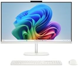Resim HP OmniStudio 24-CU0011NT D61Z2EA Intel Core 5 120U 16GB RAM 512GB SSD 23.8 inç IPS FHD Beyaz All in One PC 