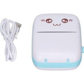Resim Sevimli Mini Taşınabilir Yazıcı Printer 