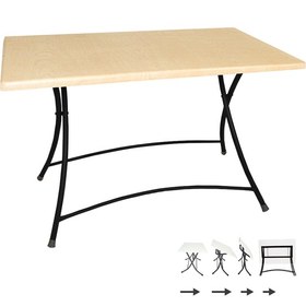 Resim Beymobilya Modern Katlanır Werzalit Tabla Masa (80X120) (532345054) 