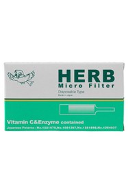 Resim tbek Herb Micro Filter KullanAt Sigara Ağızlığı 5li Paket 