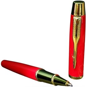 Resim Büro Ev Ofis Hediyesi İçin Kırmızı Metal Roller Kalem 