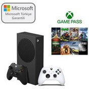 Resim Microsoft XXU-00010 Xbox Series S 1TB SSD Oyun Konsolu Siyah + 1 Kol Beyaz + 1 Yıl Gamepass ( Microsoft Türkiye Garantili ) 
