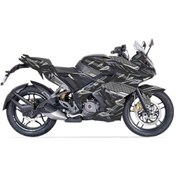 Resim Bajaj Rs200 Shuriken Sticker Etiket Parçalı Kaplama Modeli 
