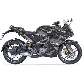 Resim Bajaj Rs200 Shuriken Sticker Etiket Parçalı Kaplama Modeli 