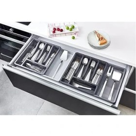 Resim Sürgülü Açılır Kapanır Pratik Kaşıklık, Ayarlanabilir Kaşıklık, Açılık Kapanır, Ayarlanabilir ve Kullanışlı | Mutfak Düzeni Için Ideal 